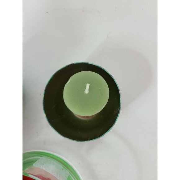 WATERMELON Candle & Container Holder Lot of 5 - Picture 4 of 11